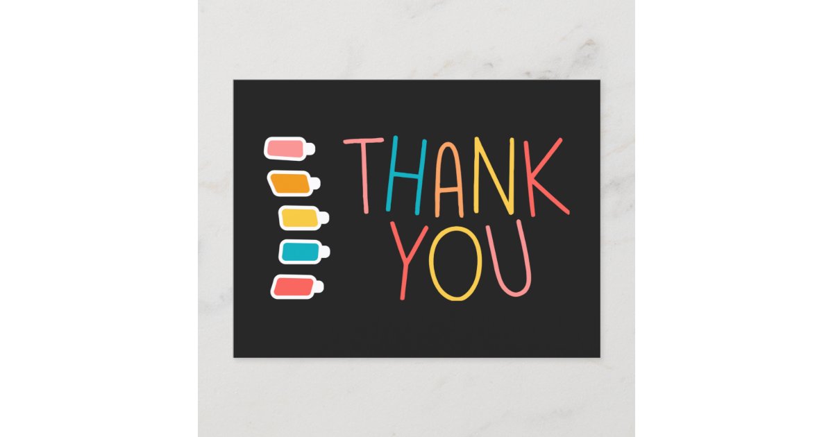 Thank You For Your Referral 3 Chiropractic Postcard Zazzle 7052