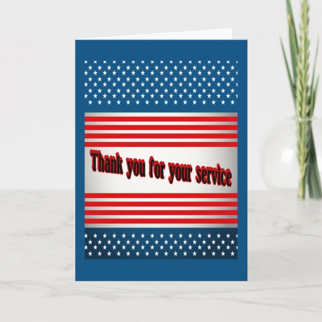 Thank you for your Service  (Front)
