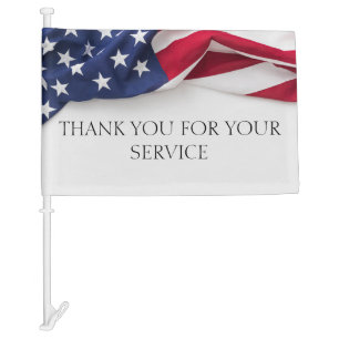 Thank you for your service American Flag