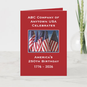 Thank You For Your Service America's 250th  Card