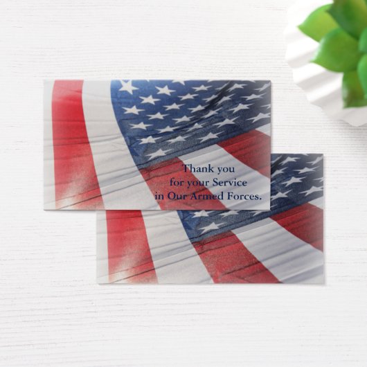 Thank you for your Service Armed Forces Card (Desk)