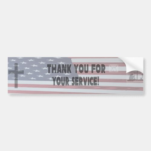 Thank You for Your Service Bumper Sticker