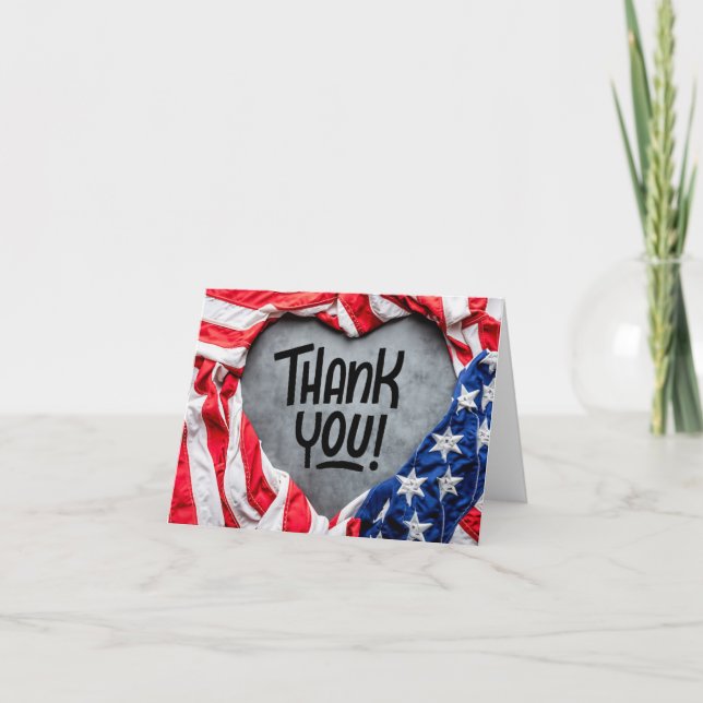 Thank you for Your Service!  Card (Front)