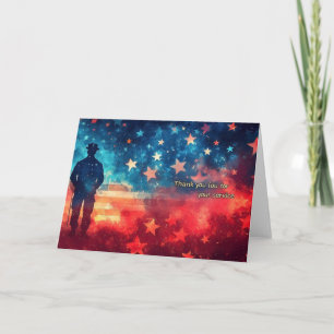 Thank you for your service  card