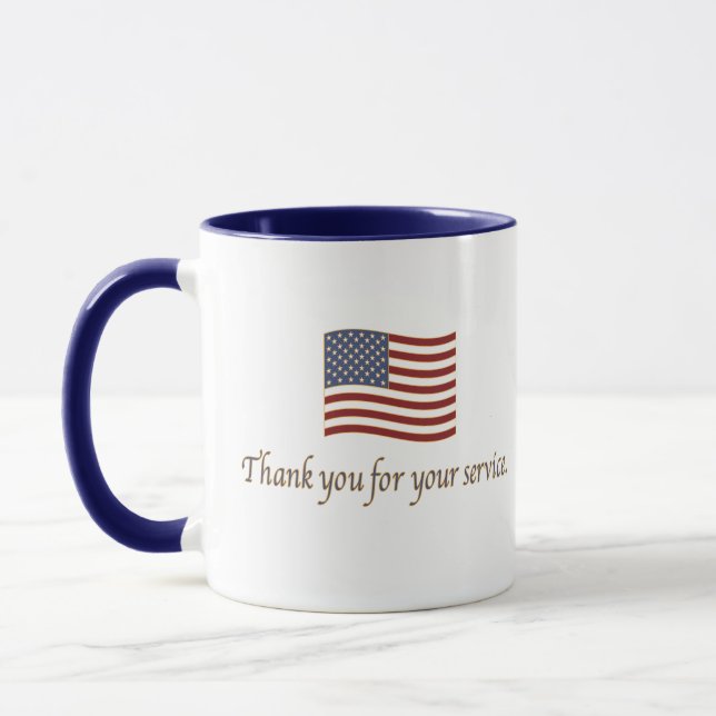 THANK YOU FOR YOUR SERVICE COFFEE MUG (Left)
