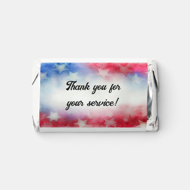 Thank you for your service hershey's miniatures (Front)
