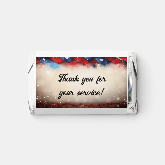 Thank you for your service hershey's miniatures (Front)