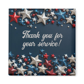 Thank you for your service magnet