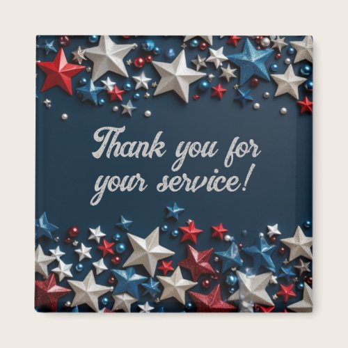 Thank you for your service magnet