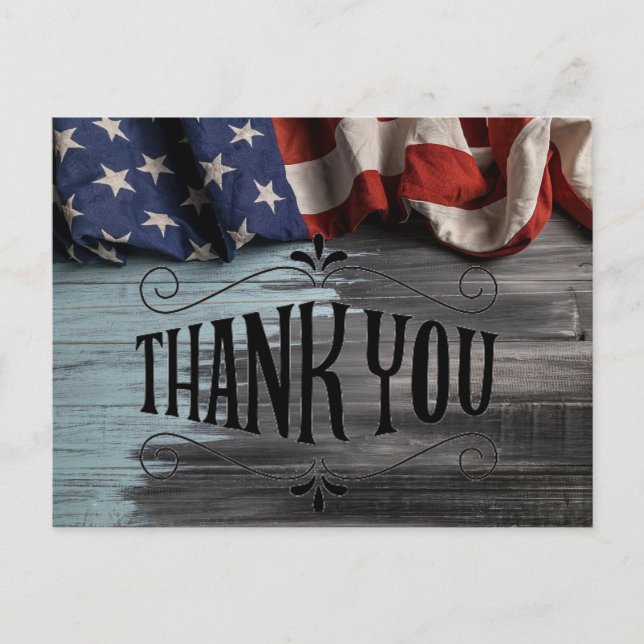 Thank you for Your Service! Postcard (Front)
