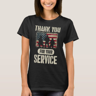 Thank You for Your Service Shirt, Patriotic Vetera T-Shirt