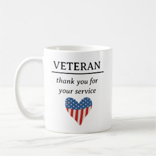 Thank You For Your Service Veterans Coffee Mug