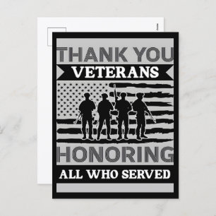Thank You for Your Service: Veterans Day 2025 Holiday Postcard