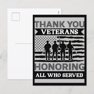 Thank You for Your Service: Veterans Day 2025 Holiday Postcard