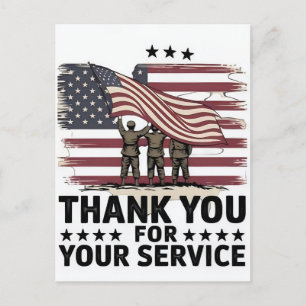 Thank You for Your Service: Veterans Day 2025 Holiday Postcard