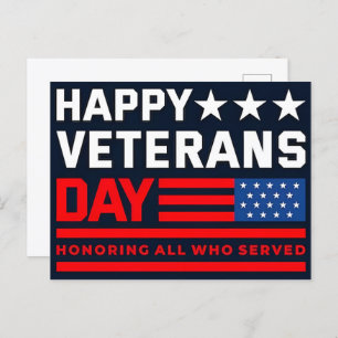 Thank You for Your Service: Veterans Day 2025 Holiday Postcard