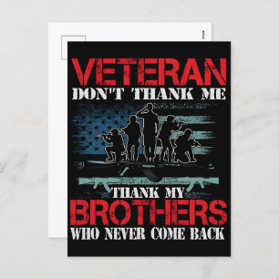 Thank You for Your Service: Veterans Day 2025 Holiday Postcard