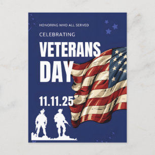 Thank You for Your Service: Veterans Day 2025 Holiday Postcard