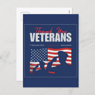 Thank You for Your Service: Veterans Day 2025 Holiday Postcard