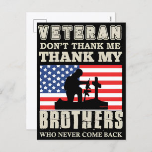 Thank You for Your Service: Veterans Day 2025 Holiday Postcard