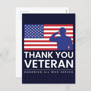 Thank You for Your Service: Veterans Day 2025 Holiday Postcard