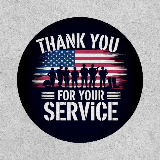 Thank You for Your Service: Veterans Day 2025  Patch (Front)
