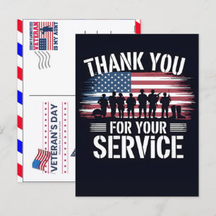 Thank You for Your Service: Veterans Day 2026 Holiday Postcard