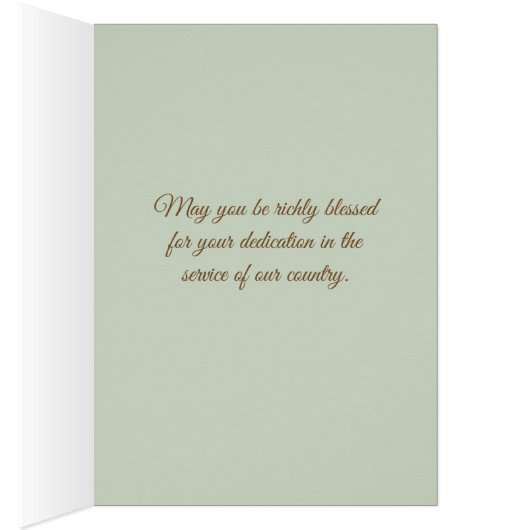 Thank you for Your Service Virgin Mary Flag (Inside (Right))