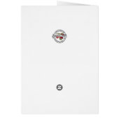 Thank you for Your Service Virgin Mary Flag Cards (Back)