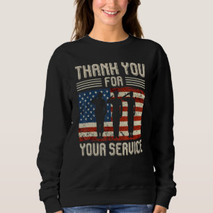Thank you for your services Patriotic - veterans d Sweatshirt