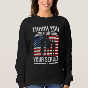 Thank you for your services Patriotic - veterans d Sweatshirt