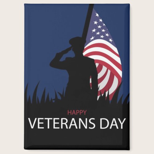 Thank you for your services Patriotic Veterans Day Magnet