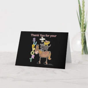 Thank you for your Support Card