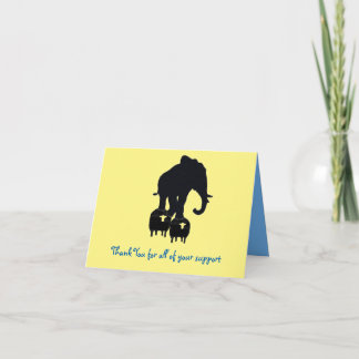 Thank You for your support Card