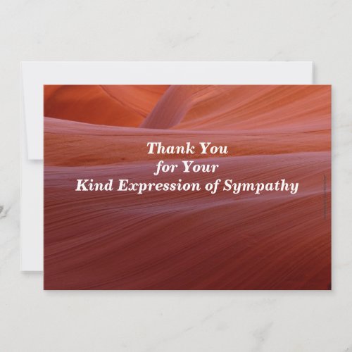 Thank You for Your Sympathy Golden Canyon Swirl