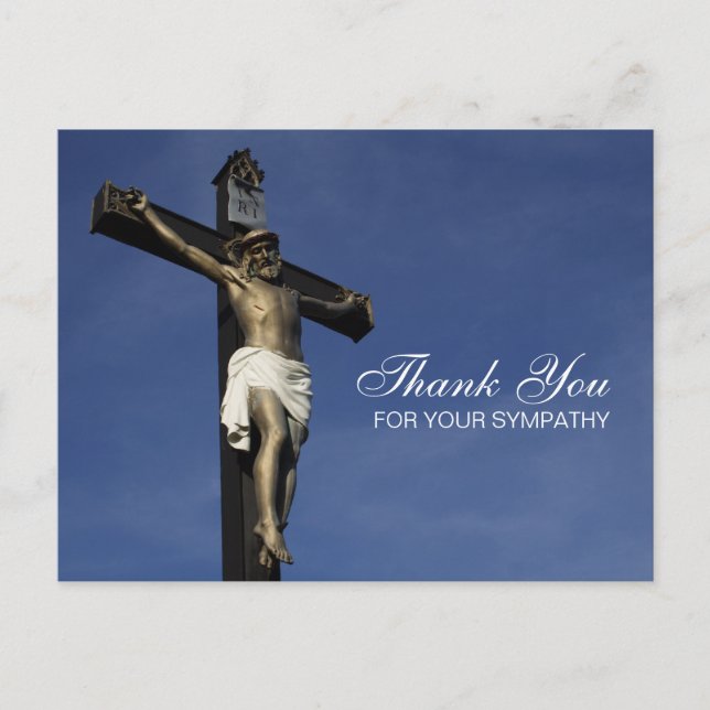 Thank You For Your Sympathy Postcard (Front)