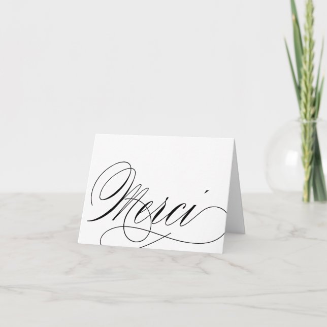 THANK YOU - FRENCH (Front)