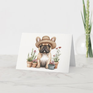 Thank You French Bulldog Gardening Flower Pots
