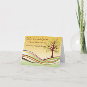 Thank you- Friendship- Comfort Thank You Card