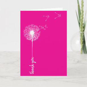 Thank You Friendship Dandelion Card