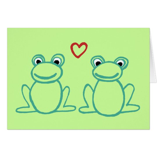 Thank you! - Frogs with Heart Card