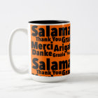 Thank You From 6 Countries Print Novelty: Salamat