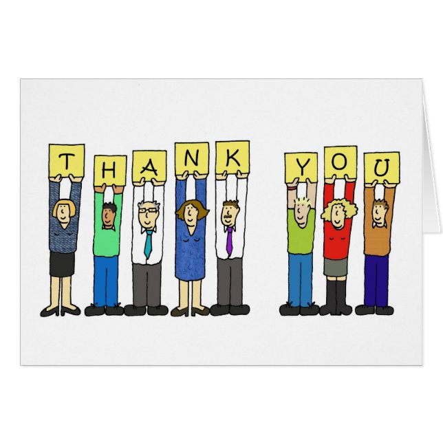 Thank you From All of Us Cards (Front Horizontal)