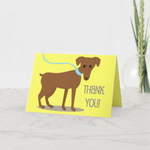 Thank you! From Dog Letterpress Thank You Card