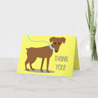 Thank you! From Dog Letterpress Thank You Card