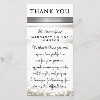 Thank You From Family - Water Glitters by juliea2010 at Zazzle