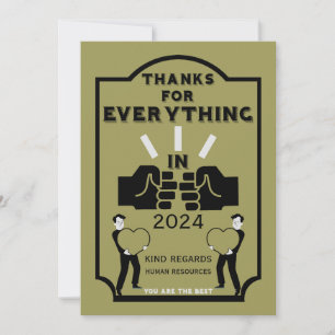 Thank You From Human Resources