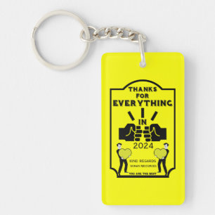 Thank You From Human Resources Keychain