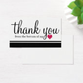 Thank you from the bottom of my heart. (Desk)