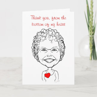 Thank You From The Bottom of My Heart - Caricature